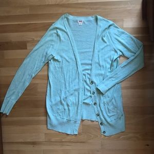 Mossimo Mint Green Women's Cardigan